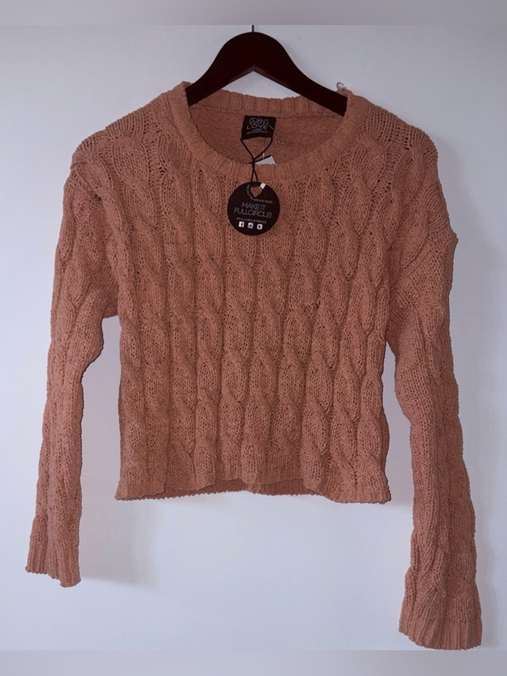 FCT with Love Cozy Cable Knit Sweater